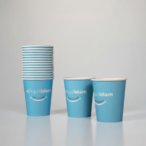 500 Vasos de cartón ecológicos